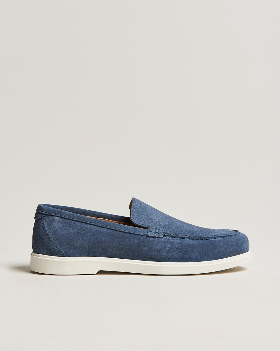 Uomini | Mocassini | Loake Shoemakers | Tuscany Suede Loafer Denim