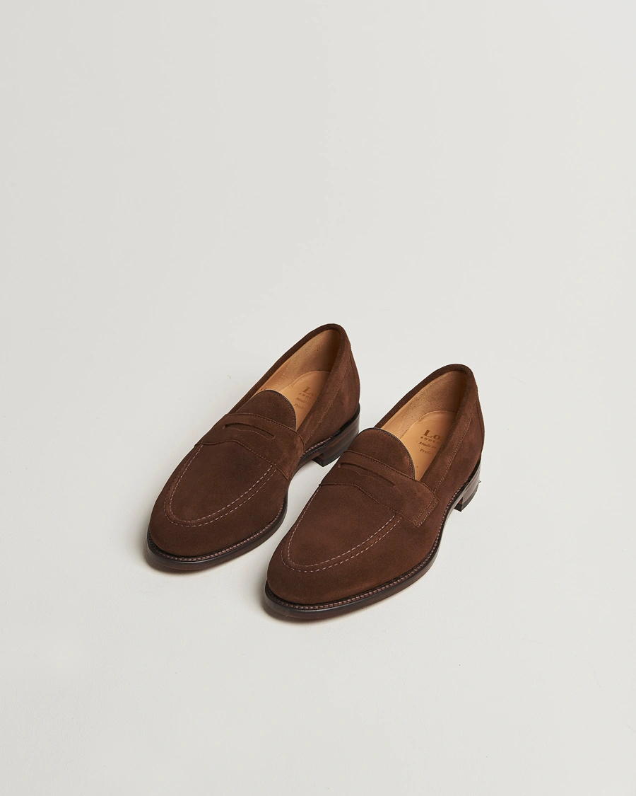 Uomini | Mocassini | Loake Shoemakers | Imperial Suede Loafers Brown