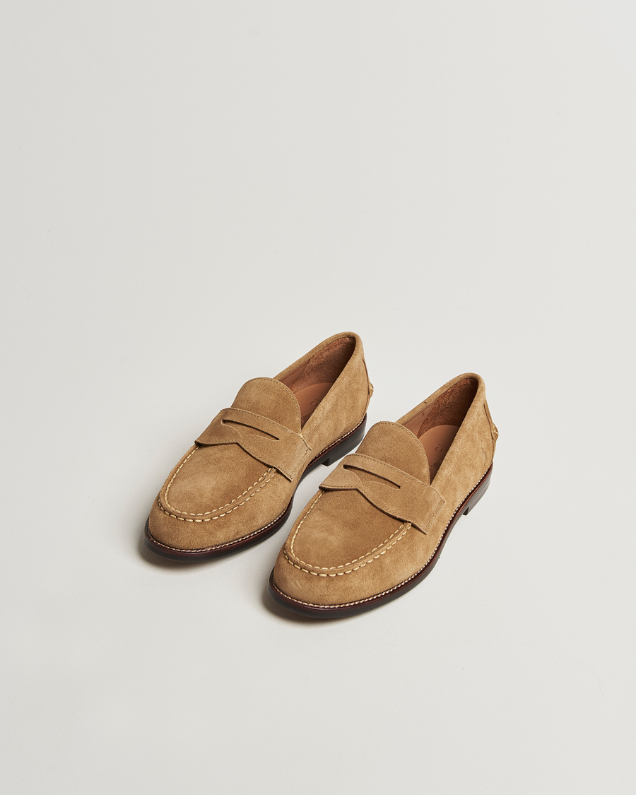 Uomini | Mocassini | Polo Ralph Lauren | Alston Suede Penny Loafer Desert Tan