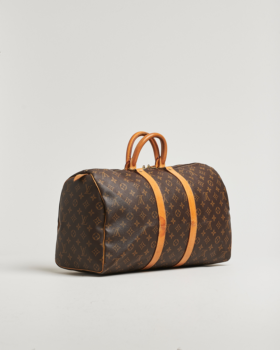 Uomini | Pre-Owned & Vintage Bags | Louis Vuitton Pre-Owned | Keepall 45 Monogram