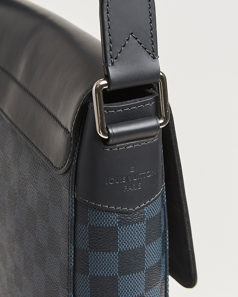 Uomini | Pre-Owned & Vintage Bags | Louis Vuitton Pre-Owned | Newport Messenger PM Damier Cobalt
