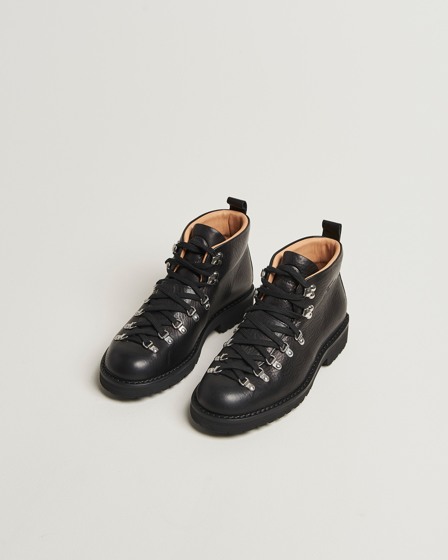Uomini | Fracap M120 Grained Leather Boot Black | Fracap | M120 Grained Leather Boot Black