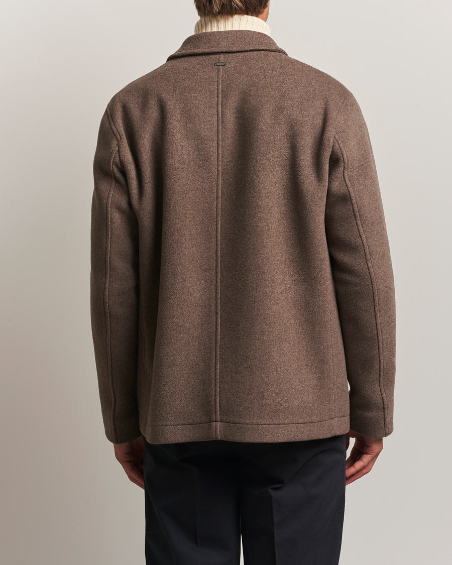 Uomini | Giacche | Herno | Soft Wool Field Jacket Beige