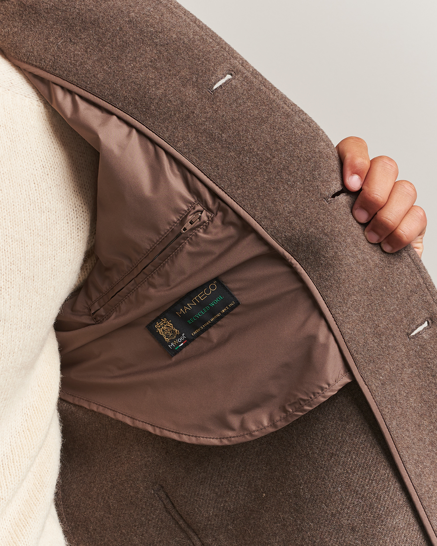Uomini | Giacche | Herno | Soft Wool Field Jacket Beige