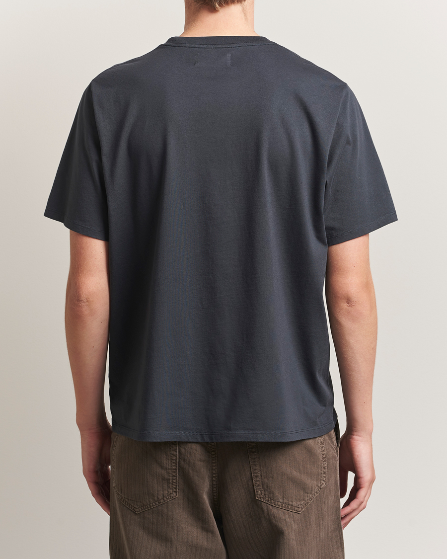 Uomini | T-shirt | Jeanerica | Delon Crew Neck T-Shirt Blue Grey