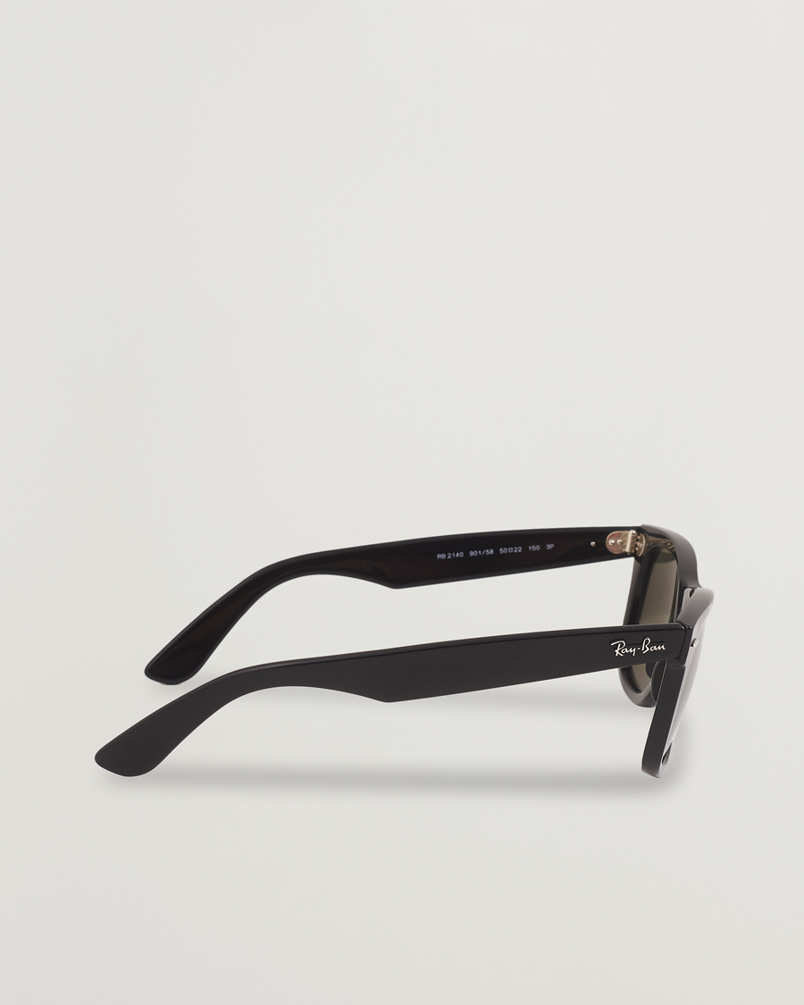 Uomini | Occhiali da sole | Ray-Ban | Original Wayfarer Polarized Sunglasses Black/Green