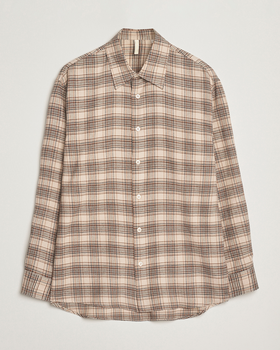 Uomini | Camicie | Sunflower | Studio Shirt Beige Check