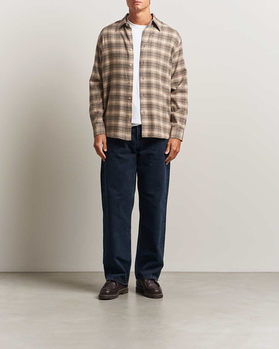 Uomini | Camicie | Sunflower | Studio Shirt Beige Check