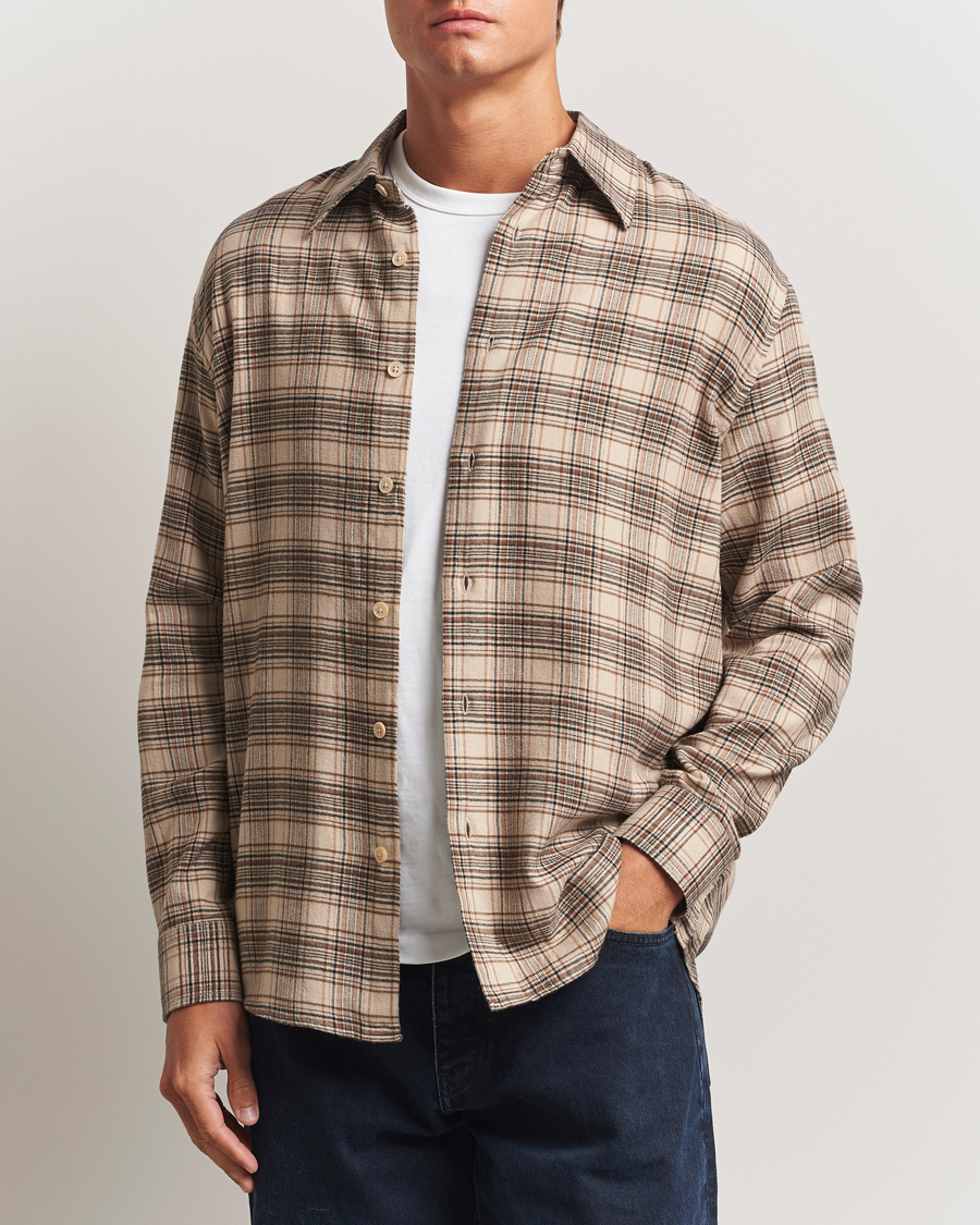 Uomini | Camicie | Sunflower | Studio Shirt Beige Check