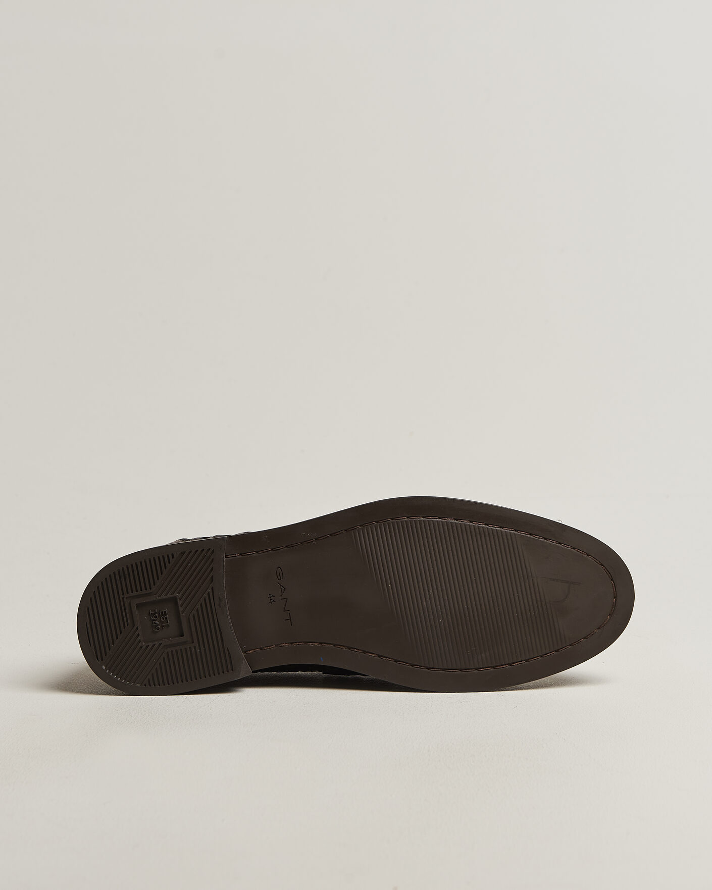 Uomini | Mocassini | Gant | Lozham Braided Leather Loafer Dark Brown