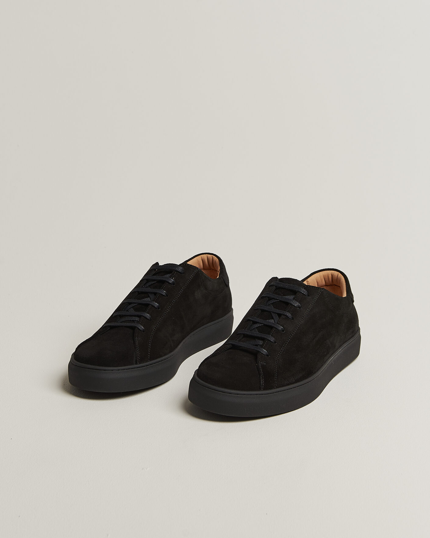 Uomini | Sneakers | Myrqvist | Oaxen Monochrome III Sneakers Black Suede