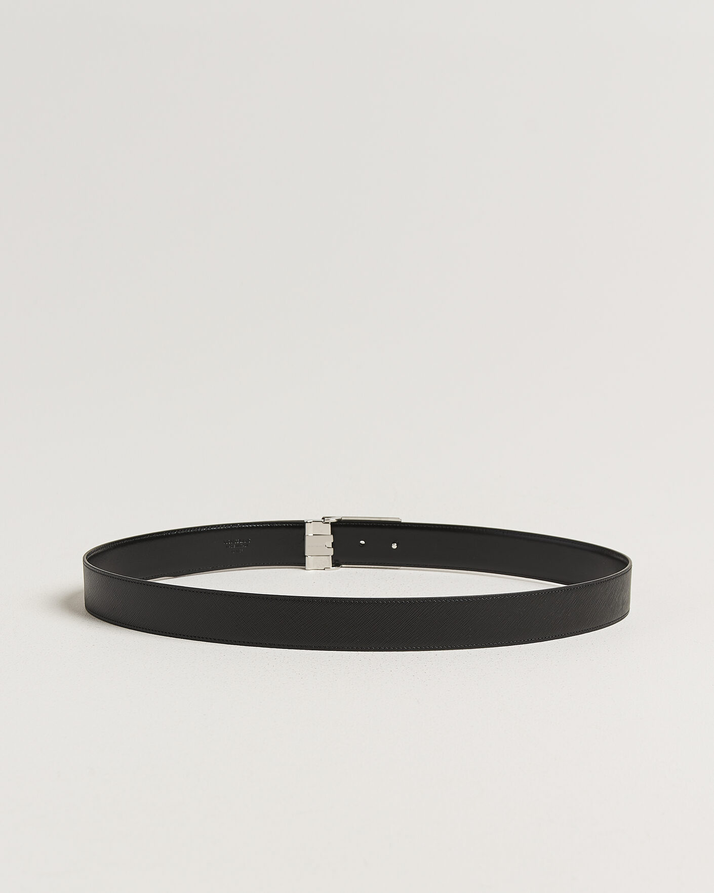 Uomini | Cinture | Montblanc | 35mm Reversible Sartorial/Calf Logo Belt Black