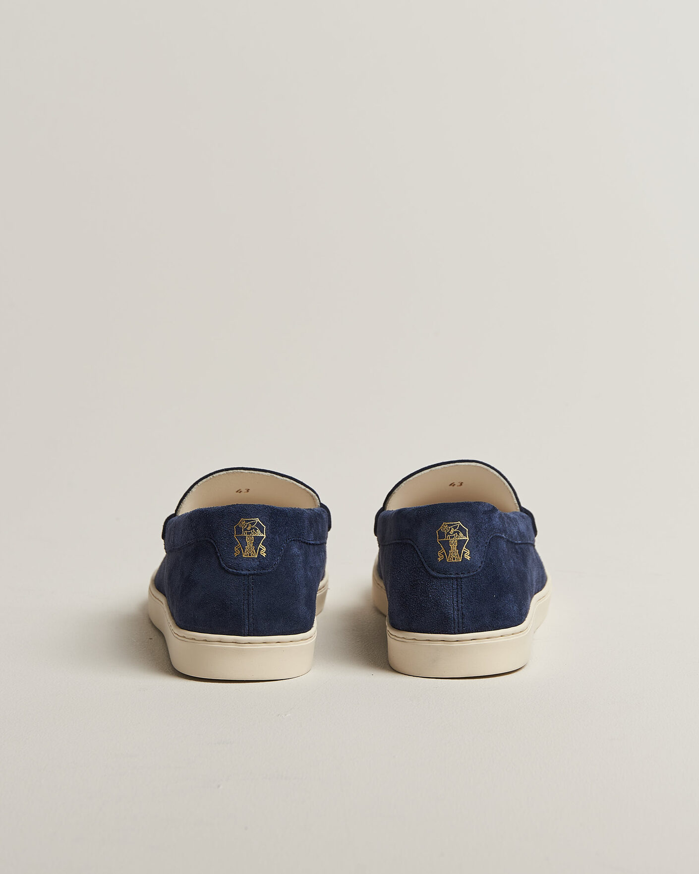 Uomini | Mocassini | Brunello Cucinelli | Penny Loafers Midnight Blue