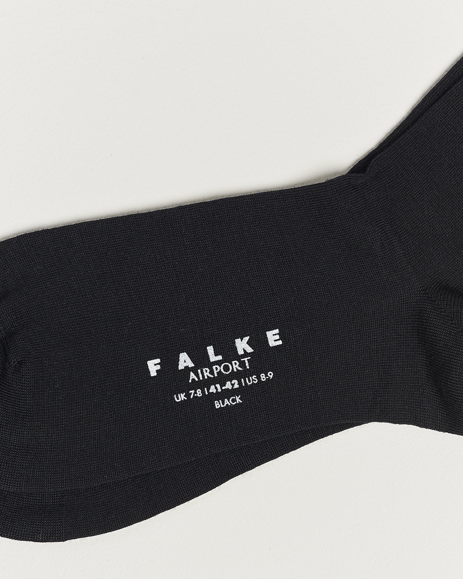 Uomini |  | Falke | Airport Knee Socks Black