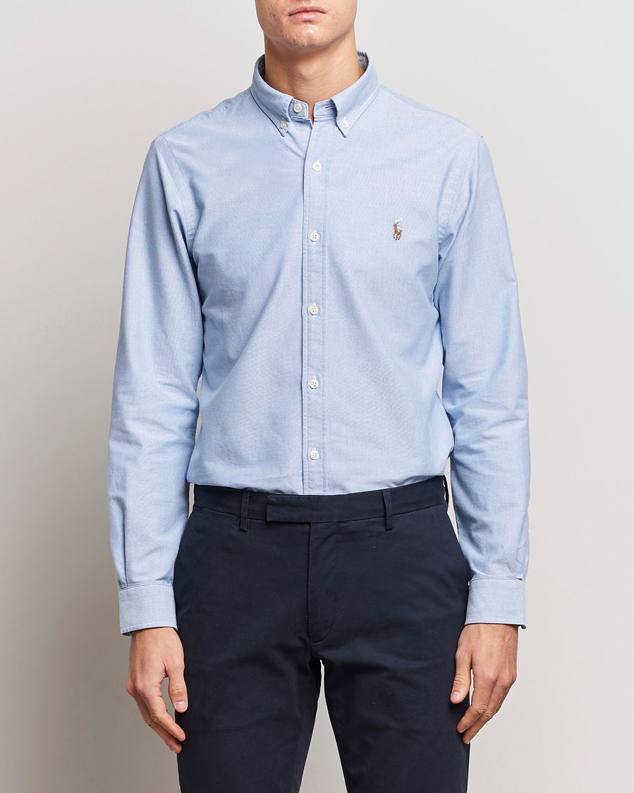 Uomini | Camicie oxford | Polo Ralph Lauren | Slim Fit Shirt Oxford Blue