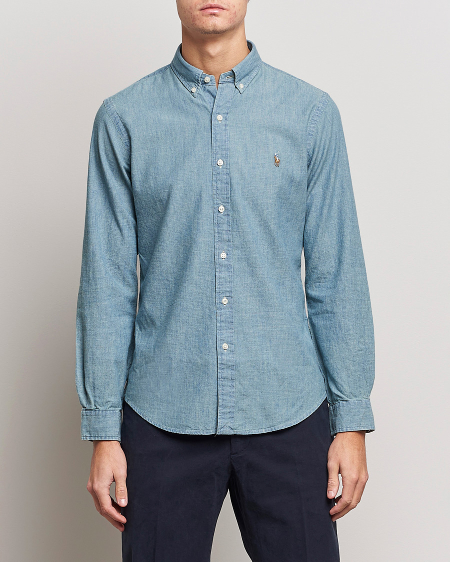 Uomini | Classici senza tempo | Polo Ralph Lauren | Slim Fit Chambray Shirt Washed