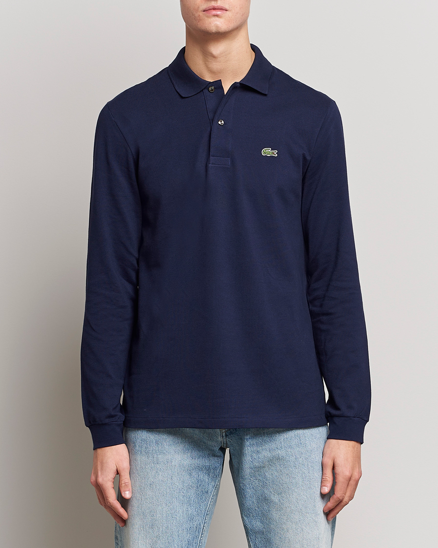 Uomini | Polo a maniche lunghe | Lacoste | Long Sleeve Piké Navy