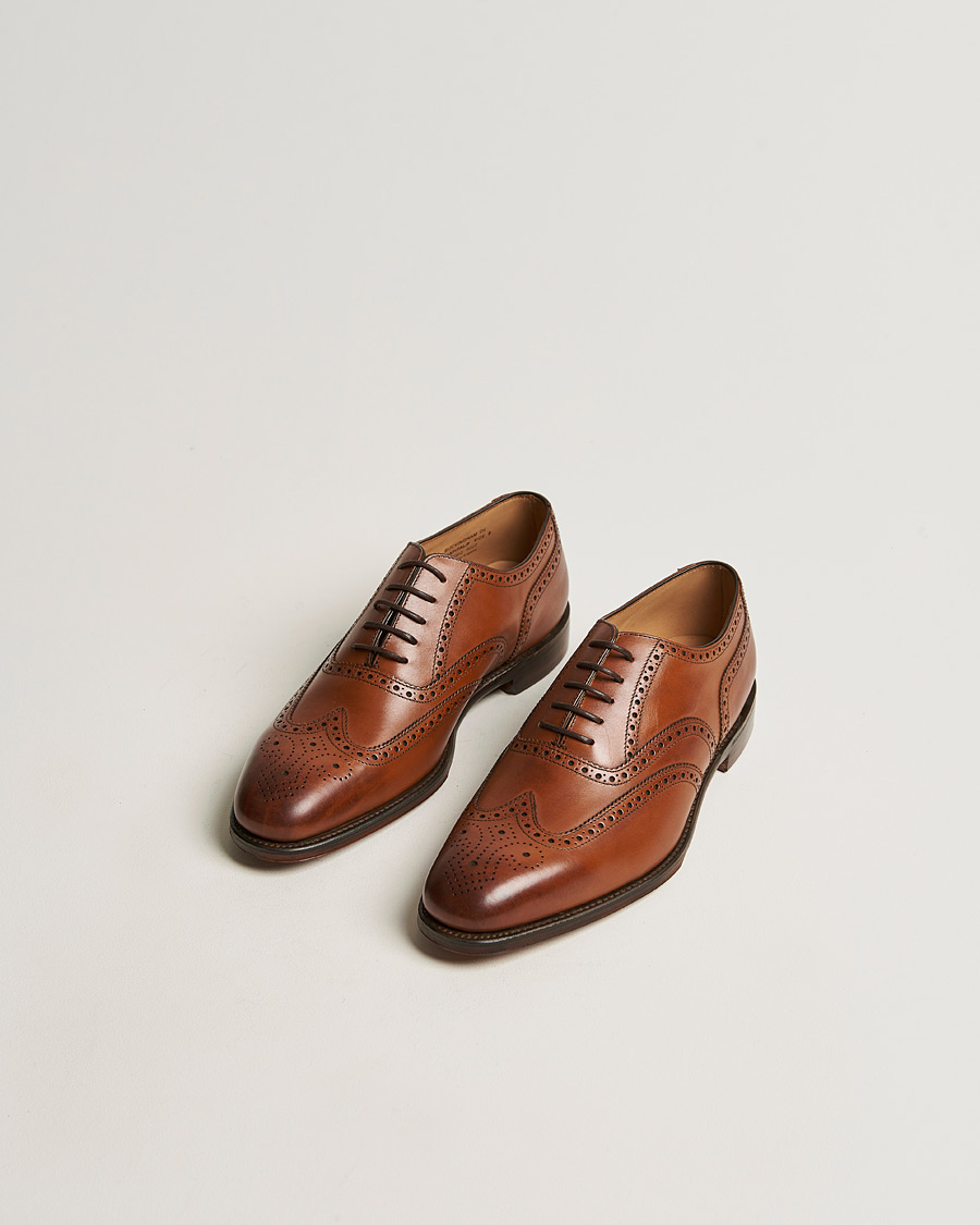 Uomini | Brogues | Loake 1880 | Buckingham Brogue Brown Burnished Calf