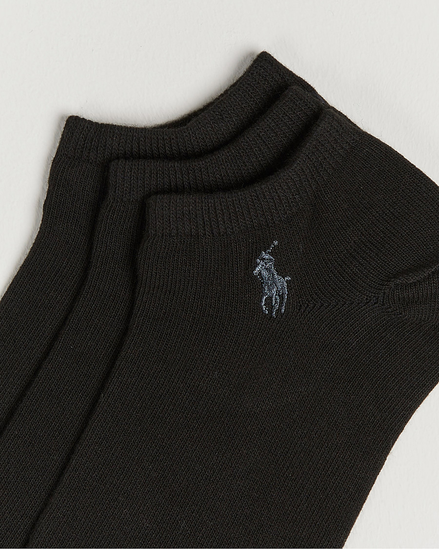 Uomini | World of Ralph Lauren | Polo Ralph Lauren | 3-Pack Ghost Sock Black