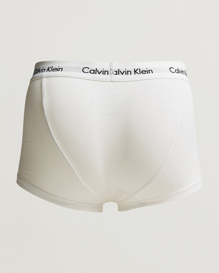 Uomini |  | Calvin Klein | Cotton Stretch Low Rise Trunk 3-pack White