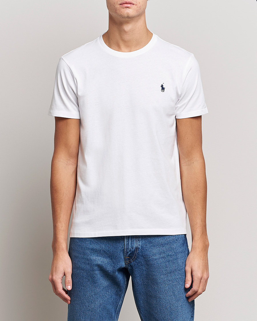 Uomini |  | Polo Ralph Lauren | Custom Slim Fit Tee White