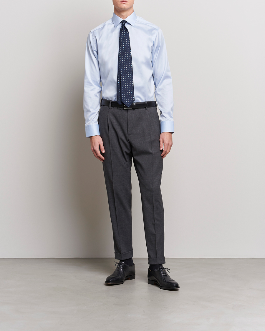 Uomini | Camicie | Eton | Slim Fit Shirt Blue 42 - L