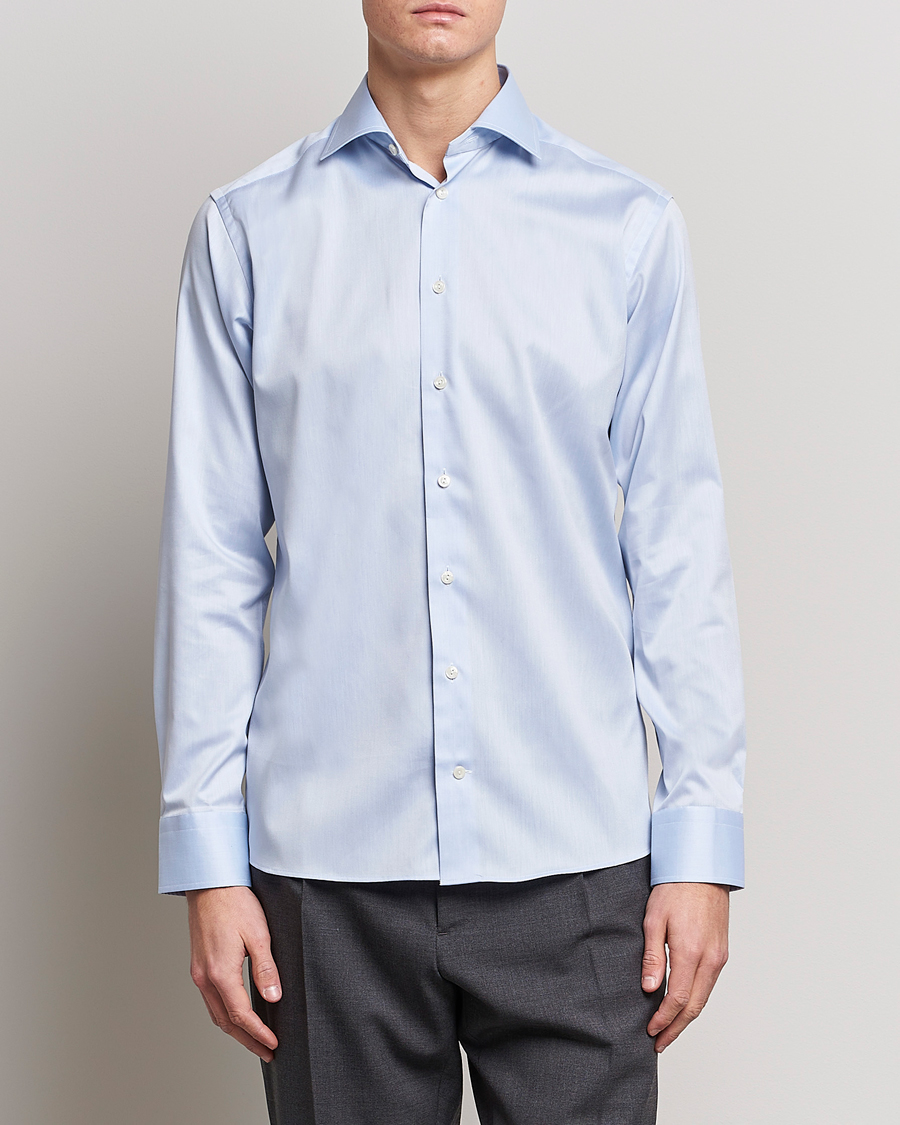 Uomini | Camicie | Eton | Slim Fit Shirt Blue 42 - L