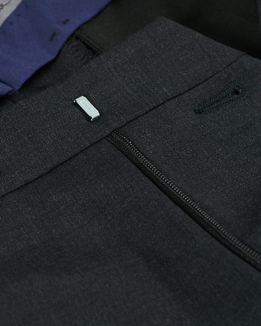 Uomini | Pantaloni | Oscar Jacobson | Damien Trousers Super 120's Wool Grey
