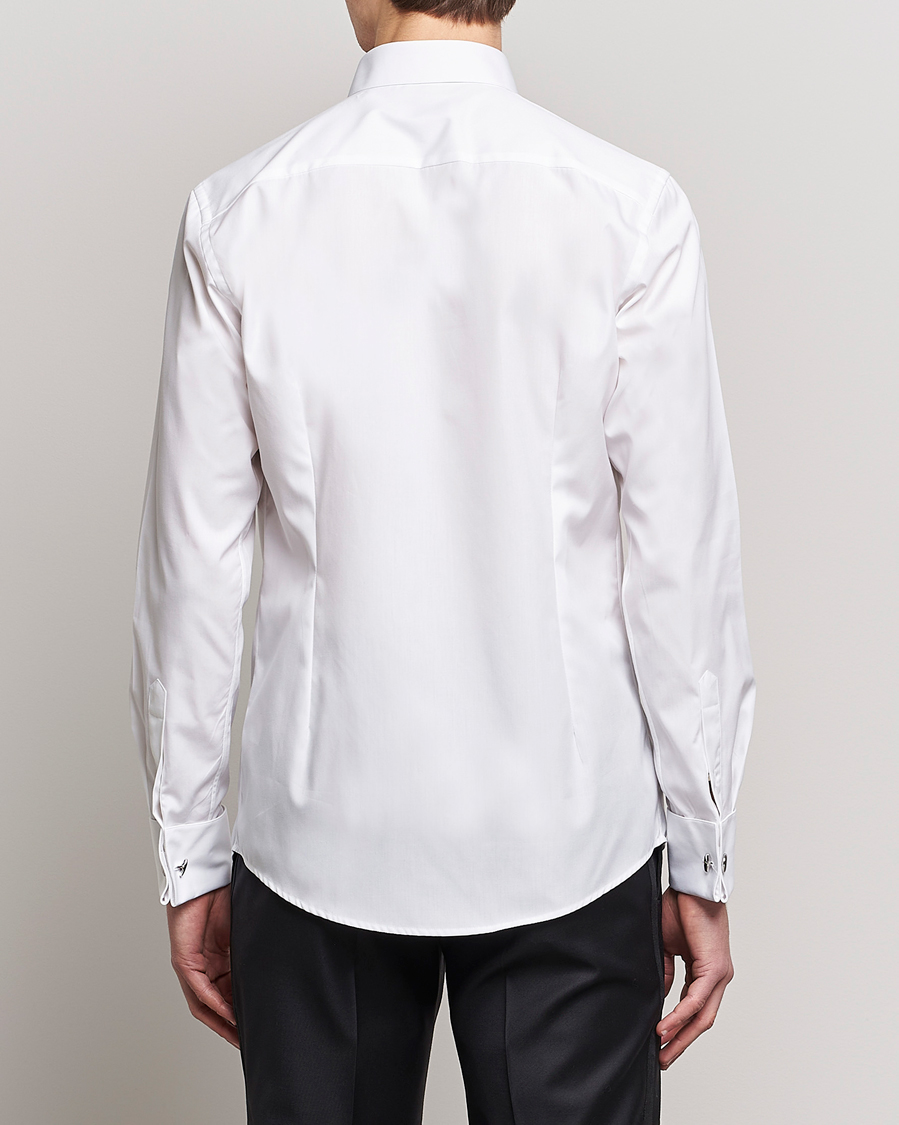 Uomini | Camicie | Eton | Slim Fit Tuxedo Shirt Black Ribbon White 42 - L