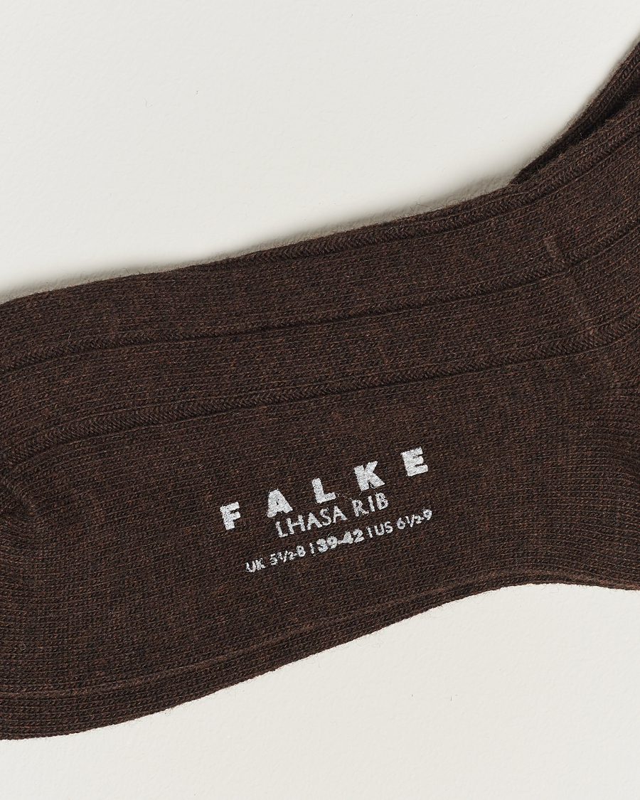 Uomini |  | Falke | Lhasa Cashmere Socks Brown