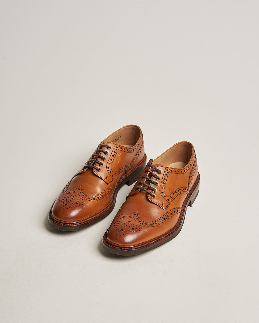 Uomini | Scarpe fatte a mano | Loake 1880 | Chester Dainite Brogue Tan Burnished Calf