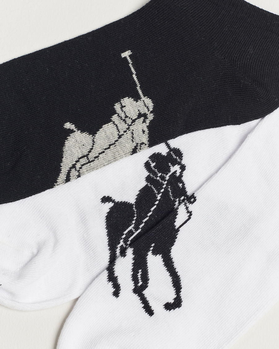 Uomini | Calzini alla caviglia | Polo Ralph Lauren | 3-Pack Sneaker Sock White/Black