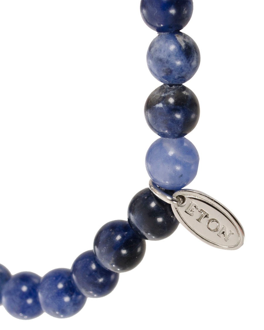 Uomini | Eton Pearl Bracelet Blue | Eton | Pearl Bracelet Blue