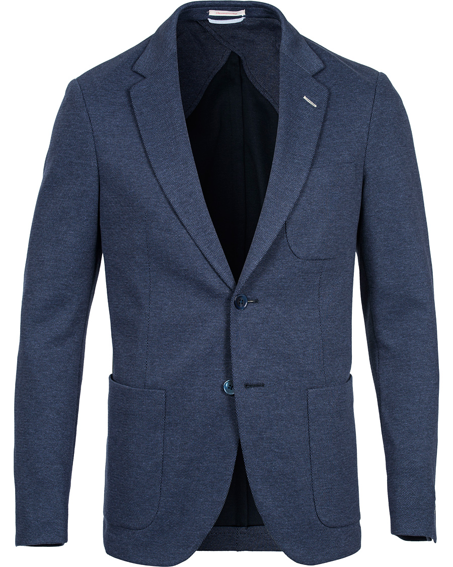 Uomini | Blazers | GANT Rugger | Jersey Unconstructed Blazer Midnight Sky