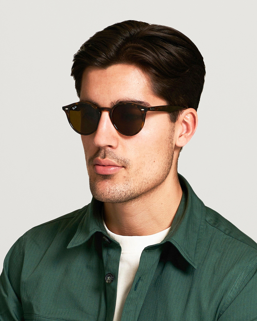 Uomini |  | Ray-Ban | RB2180 Acetat Sunglasses Dark Havana/Dark Brown