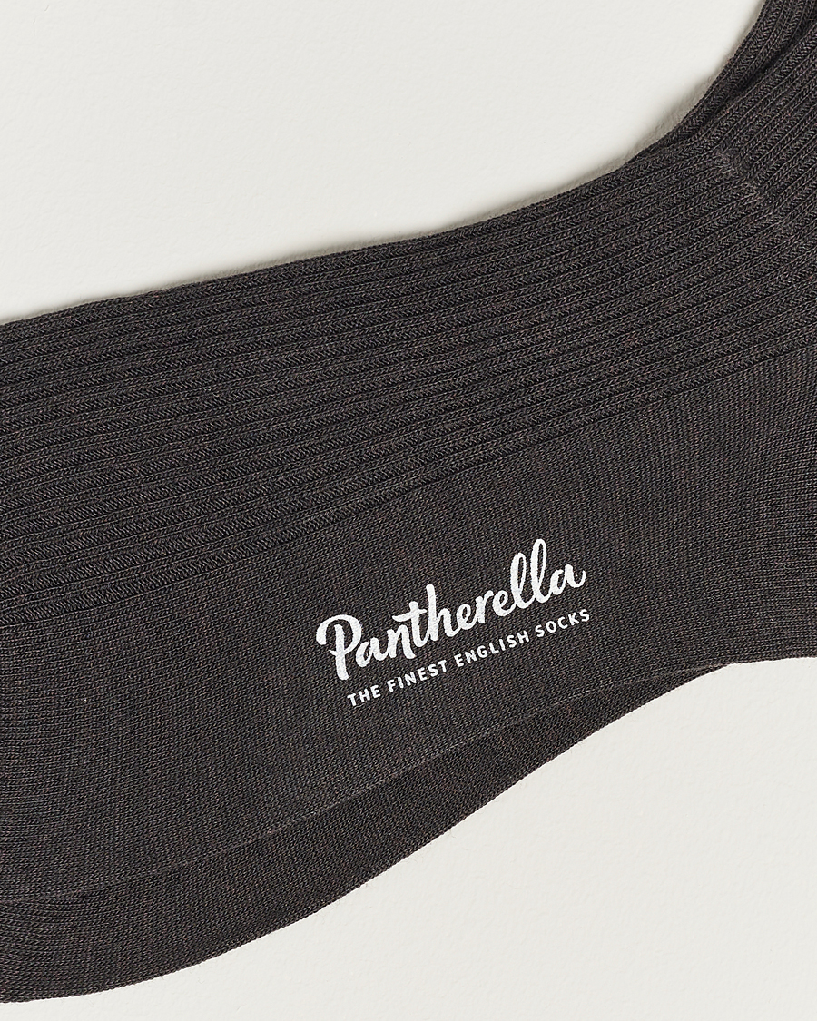 Uomini |  | Pantherella | Naish Merino/Nylon Sock Chocolate