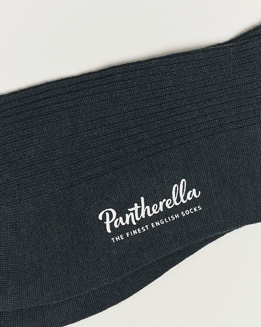 Uomini |  | Pantherella | Naish Merino/Nylon Sock Racing Green