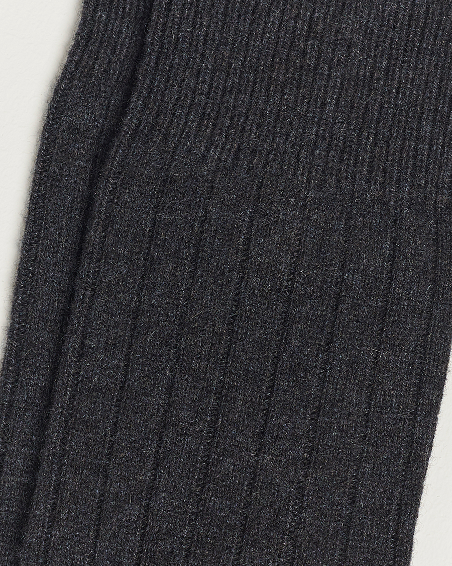 Uomini | Pantherella | Pantherella | Waddington Cashmere Sock Charcoal