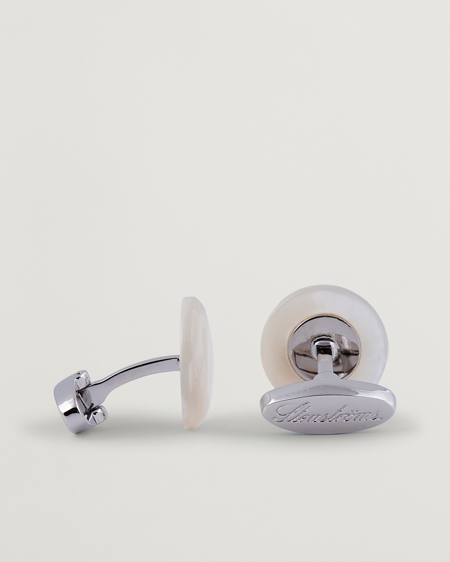 Uomini |  | Stenströms | Mother of Pearl Cufflink White