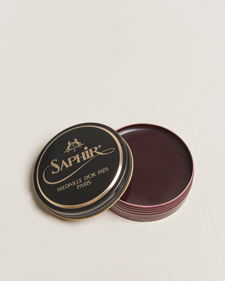 Uomini | Prodotti per la cura delle scarpe | Saphir Medaille d\'Or | Pate De Lux 50 ml Mahogany