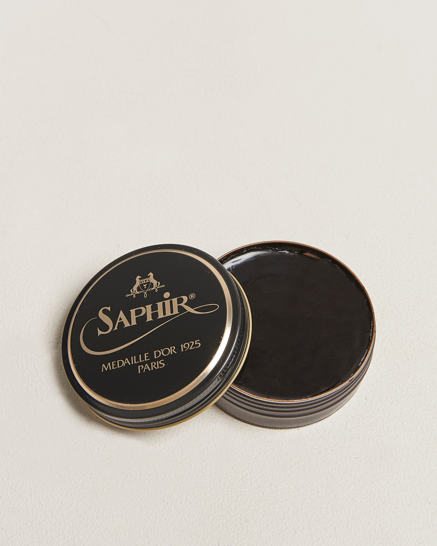 Uomini | Prodotti per la cura delle scarpe | Saphir Medaille d\'Or | Pate De Lux 50 ml Dark Brown