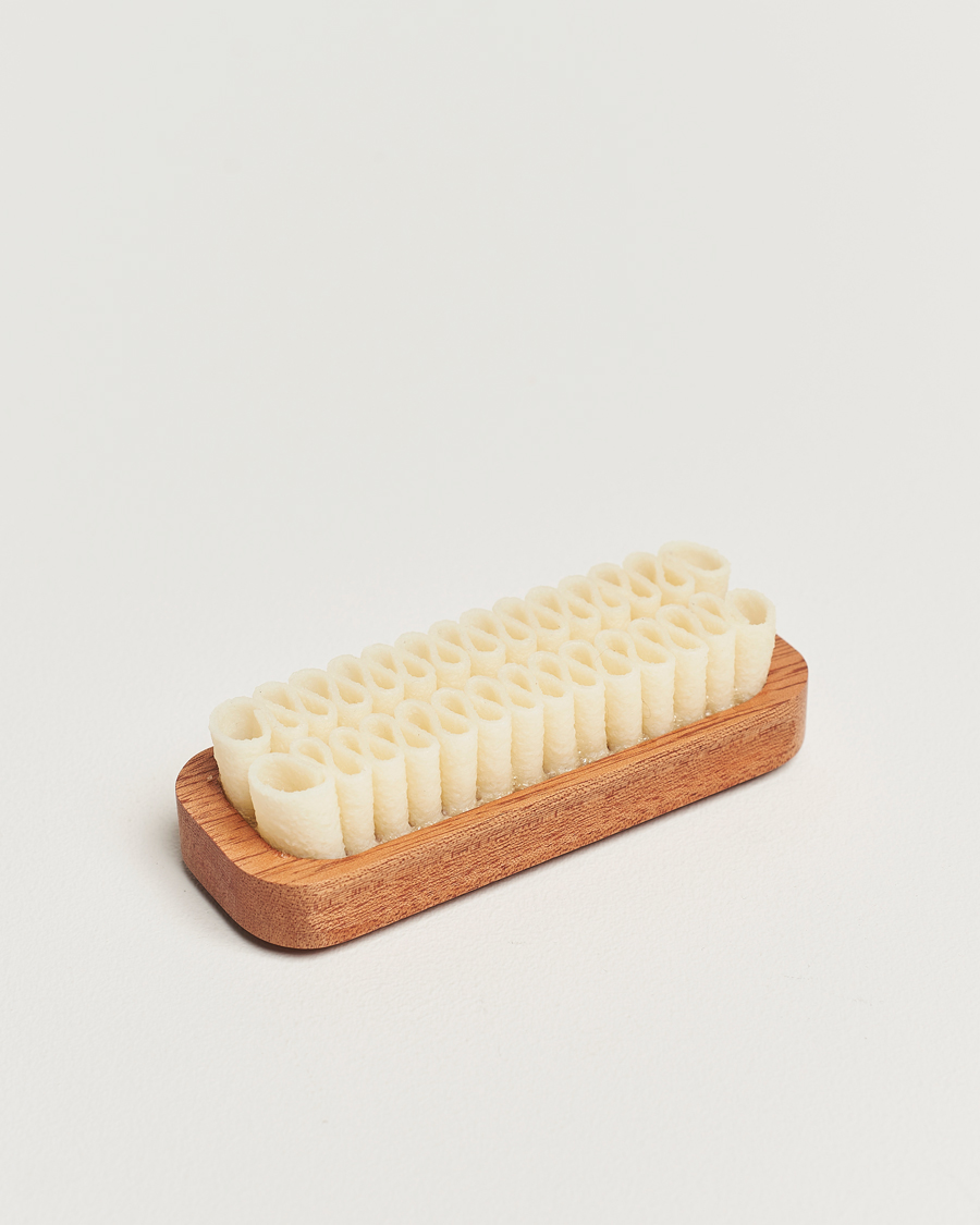 Uomini | Cura degli indumenti | Saphir Medaille d\'Or | Crepe Suede Shoe Cleaning Brush Exotic Wood