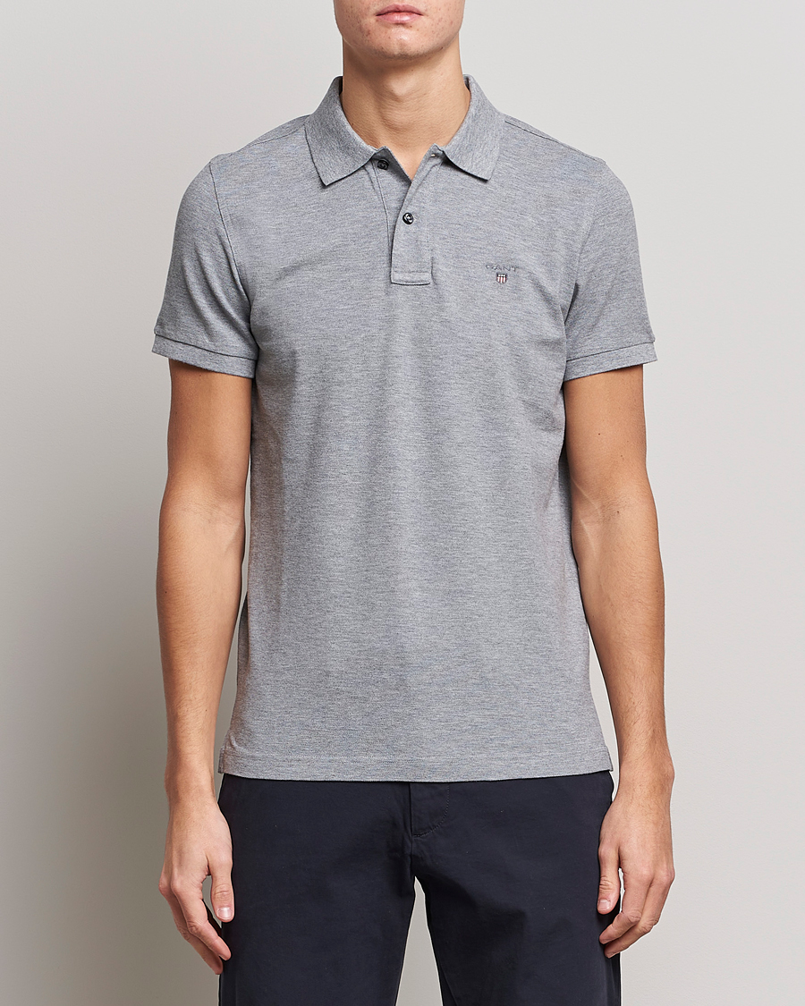 Uomini | Polo | GANT | The Original Polo Grey Melange