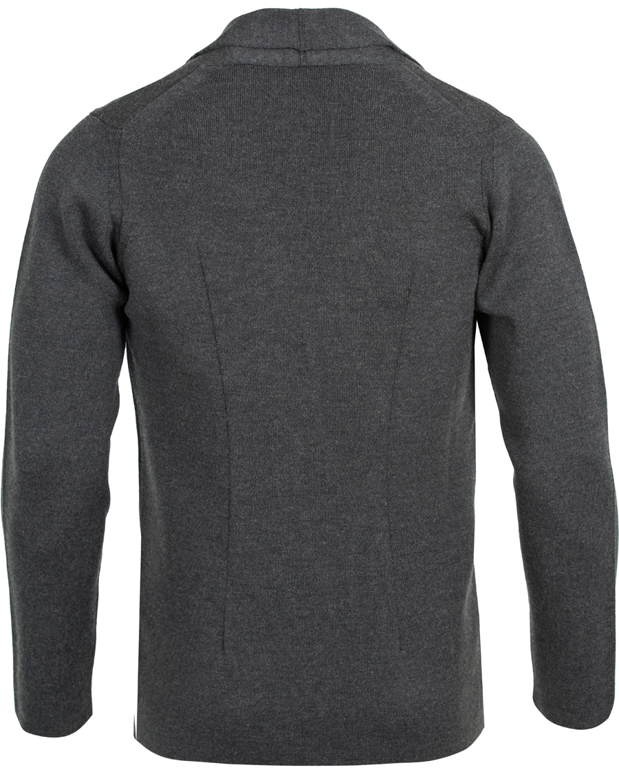 Uomini | Maglieria | John Smedley | Oxland Wool Blazer Charcoal