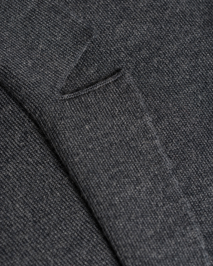 Uomini | Maglieria | John Smedley | Oxland Wool Blazer Charcoal