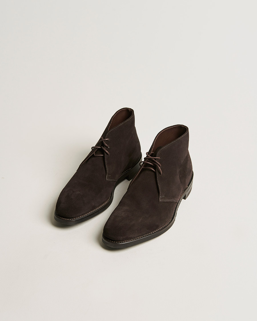 Uomini | Loake 1880 | Loake 1880 | Pimlico Chukka Boot Dark Brown Suede