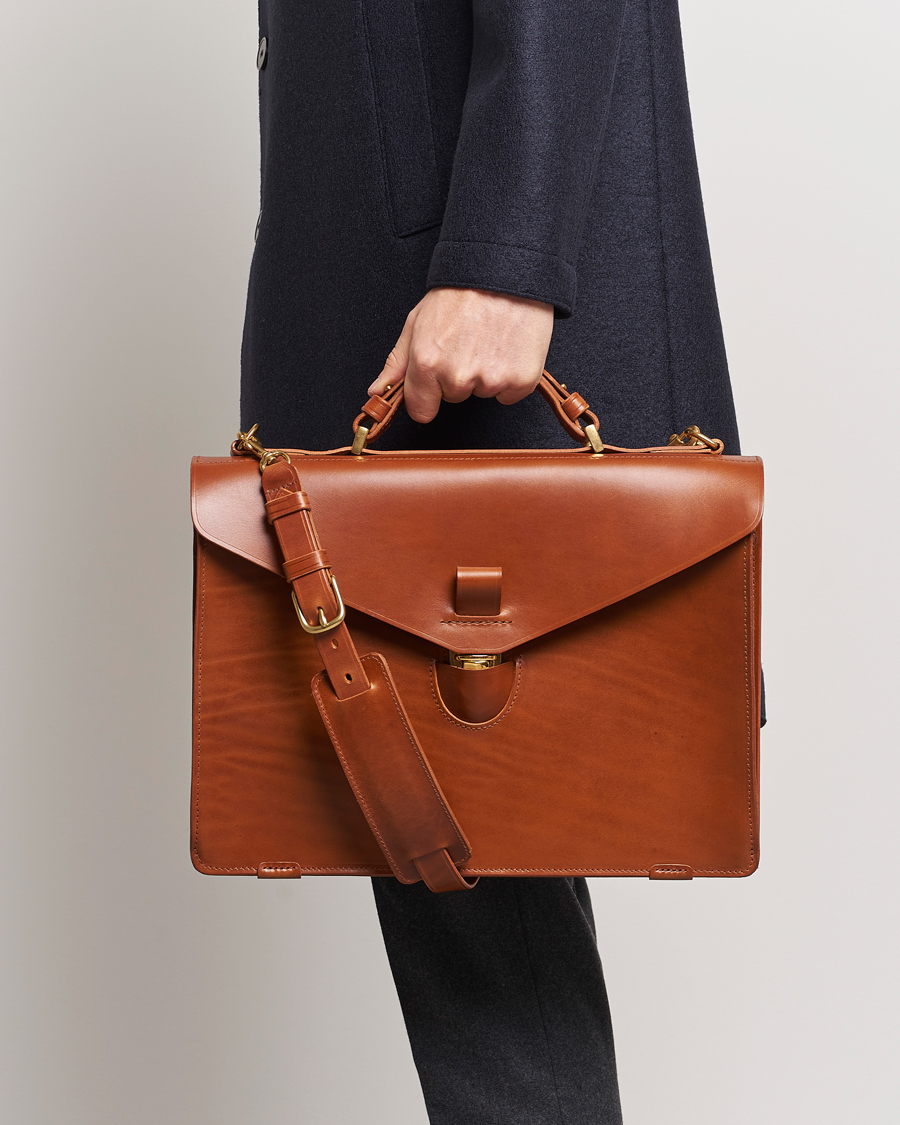 Uomini | Classici senza tempo | Tärnsjö Garveri | TG1873 Briefcase Cognac