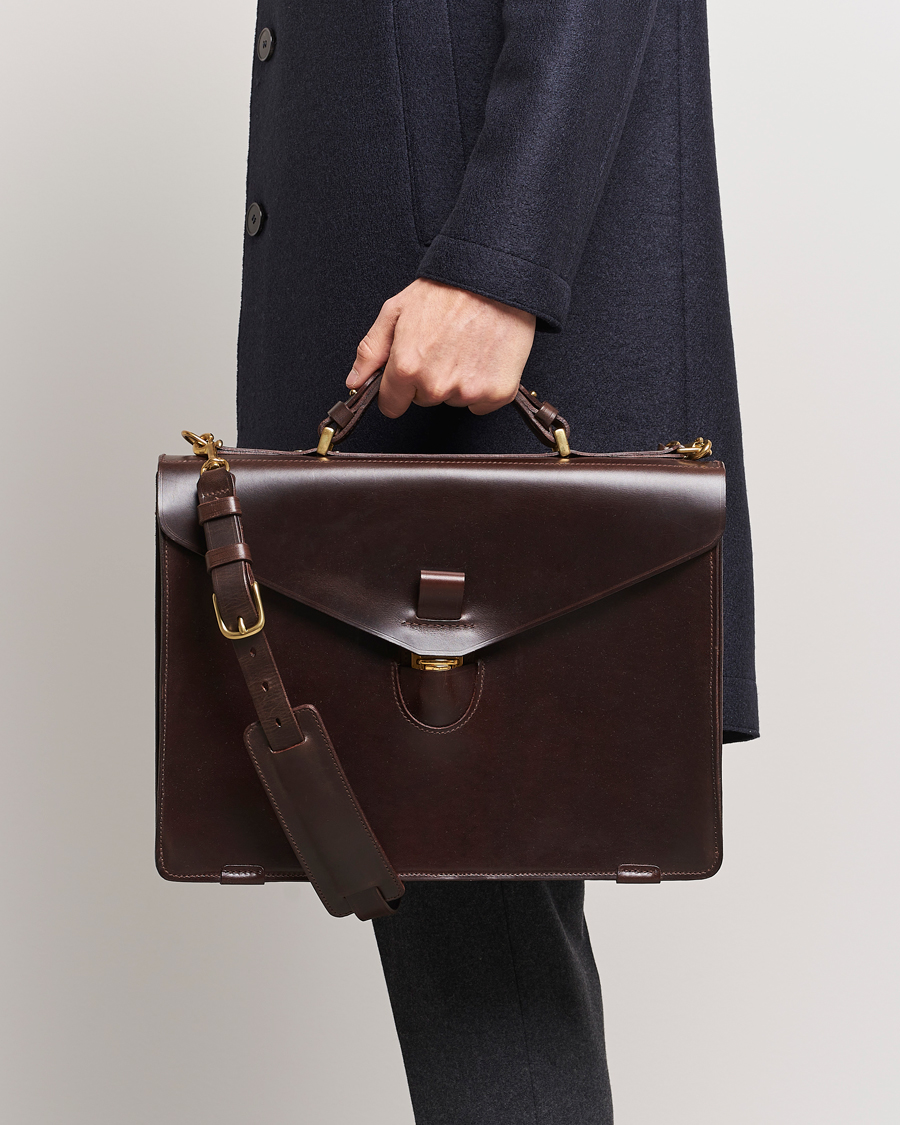 Uomini | Valigette | Tärnsjö Garveri | TG1873 Briefcase Dark Brown