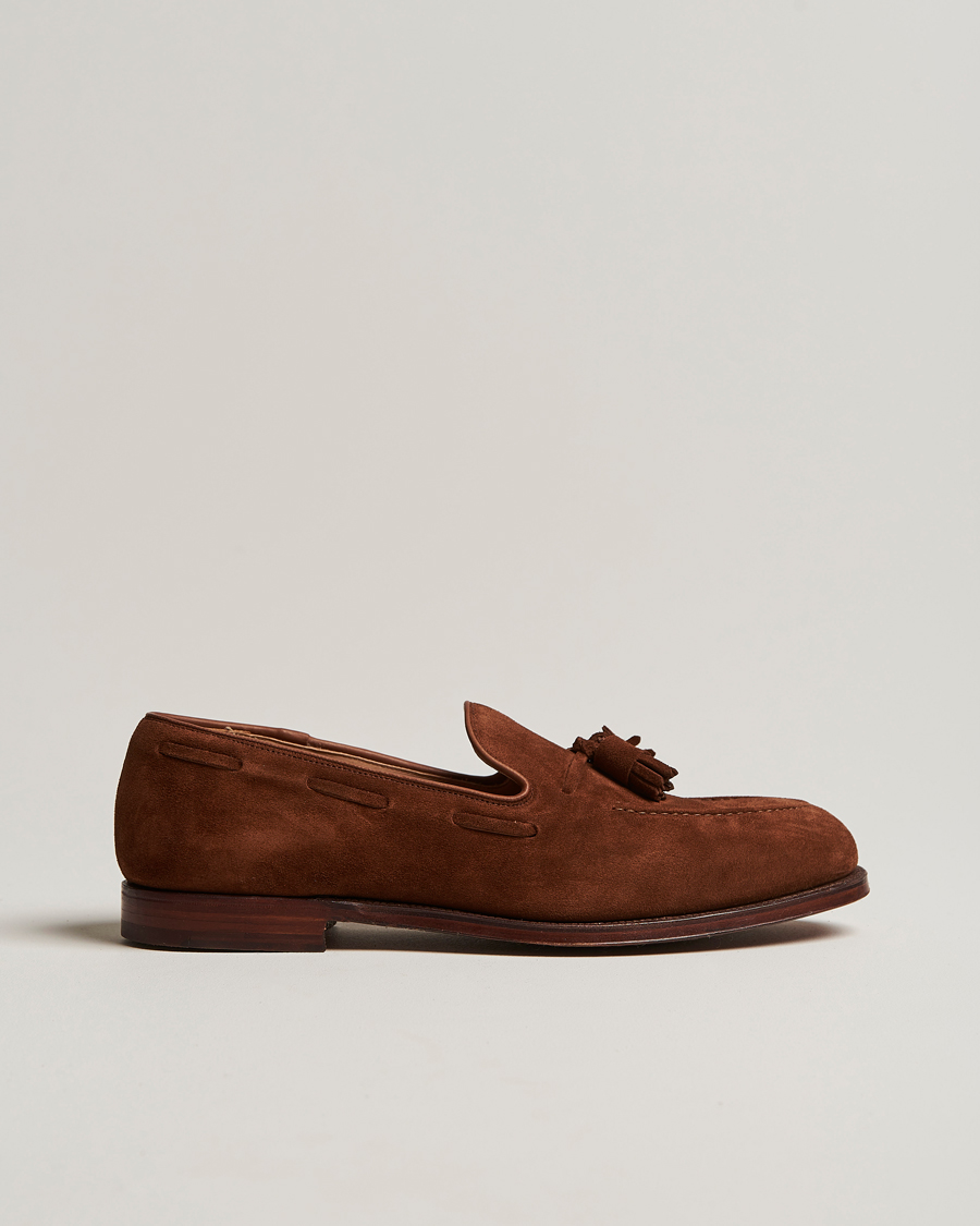 Uomini | Crockett & Jones Cavendish Tassel Loafer Polo Suede UK7 - EU41 | Crockett & Jones | Cavendish Tassel Loafer Polo Suede UK7 - EU41