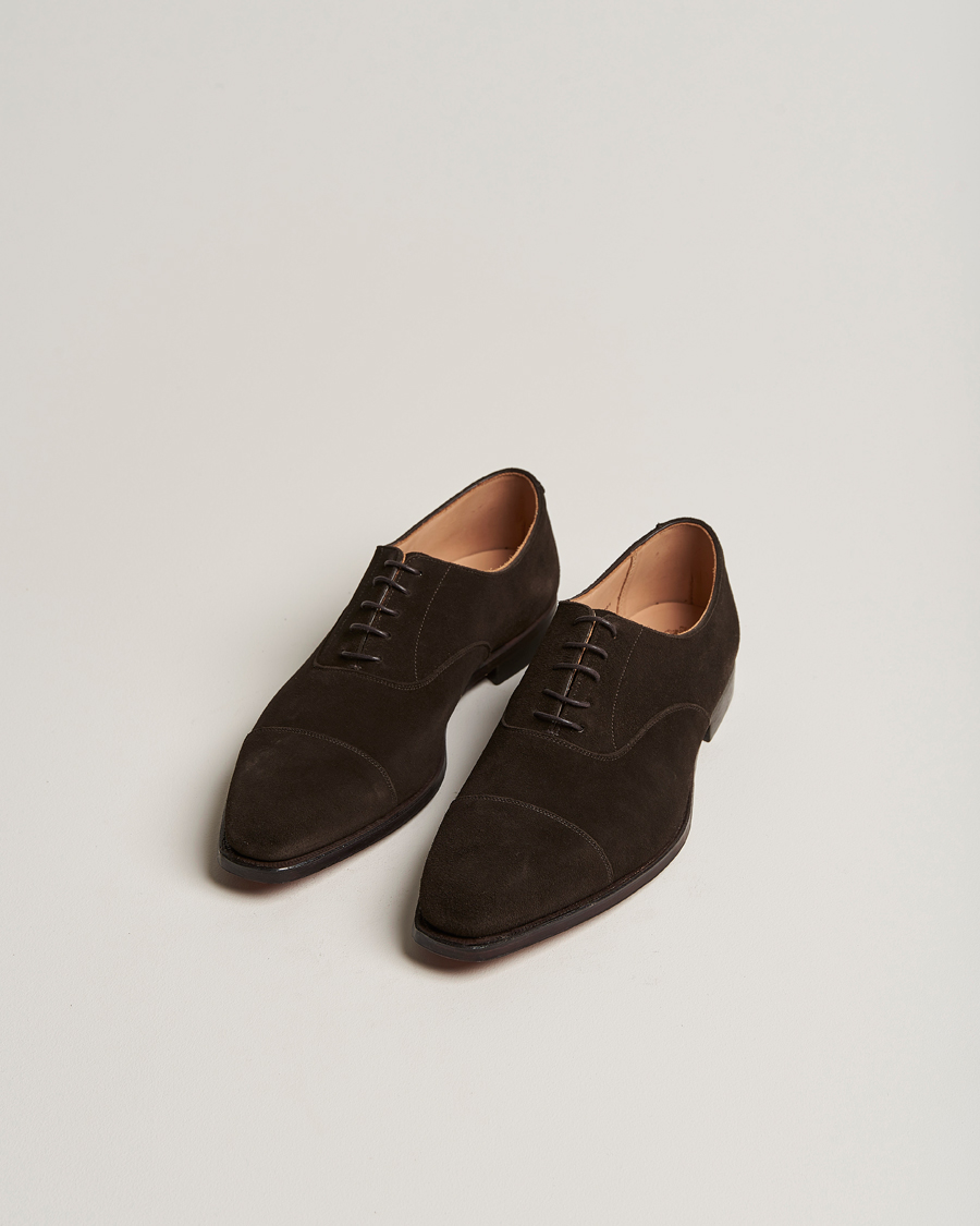 Uomini | Crockett & Jones | Crockett & Jones | Hallam Oxford Espresso Suede